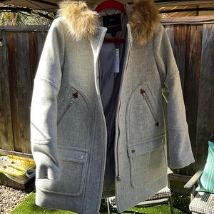J. Crew hooded coat